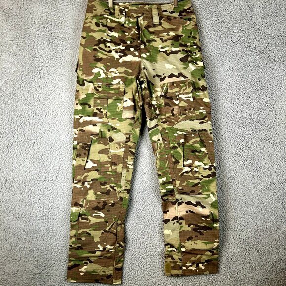 Tactical Camouflage Pants with Knee Pads Military Camp Hiking Trousers 30x32